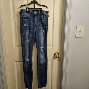 Hollister ultra high rise super skinny stretch jeans